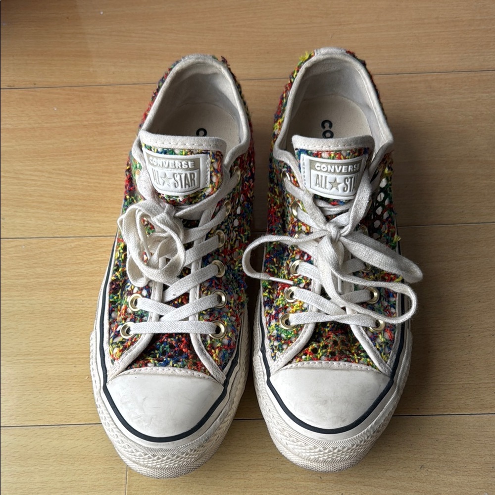 Converse Multicolor Knit Sneakers